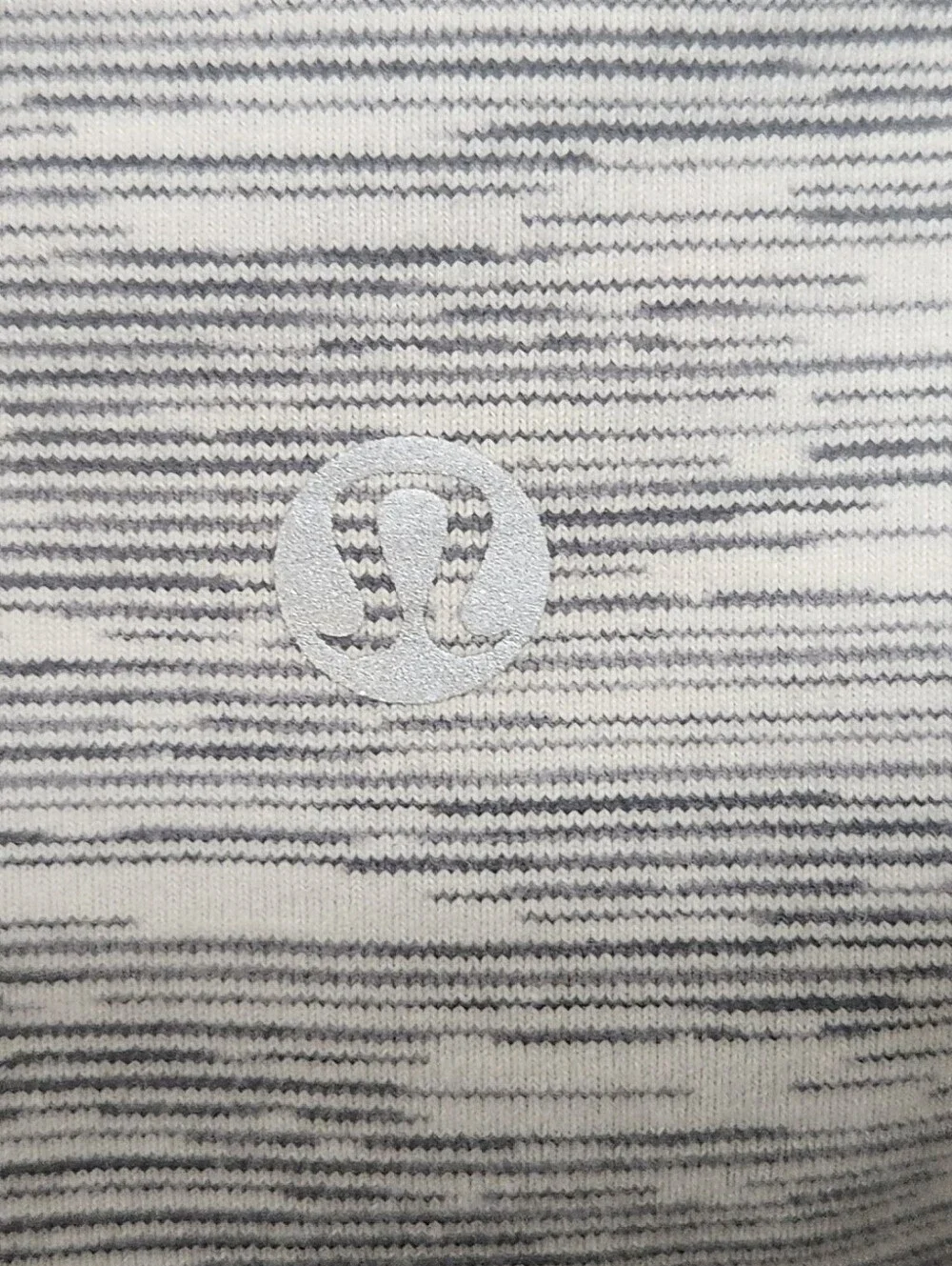 Lululemon Crop Legging Black Gray & White Size 4